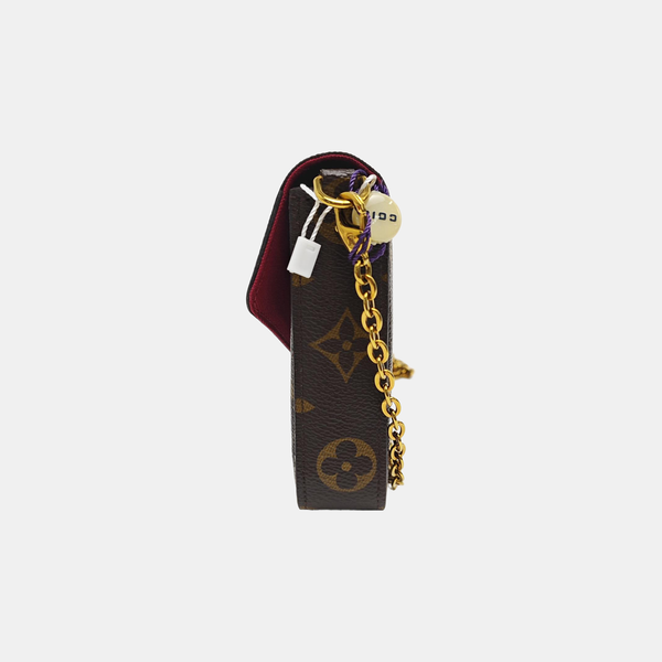 FÉLICIE Monogram Coated Canvas Brown