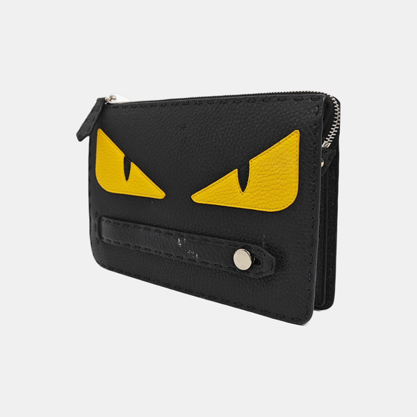 Authenticated pre-owned Monster Calfskin Black - Clutch at Looply