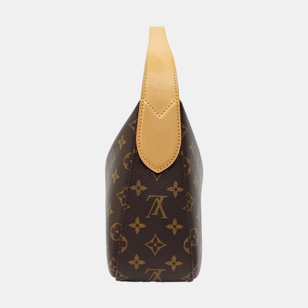 Monogram Coated Canvas Top Handle Bag Brown