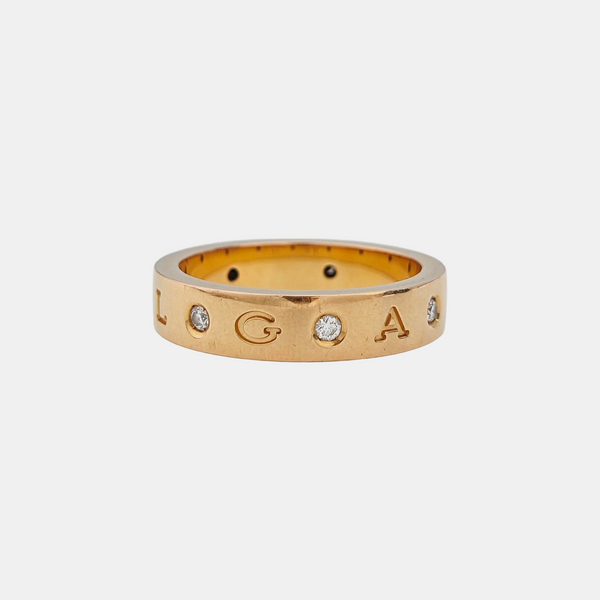 B.ZERO1 18k Rose Gold Ring EU 61