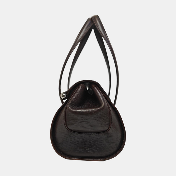 Monogram Canvas Top Handle Bag Beige