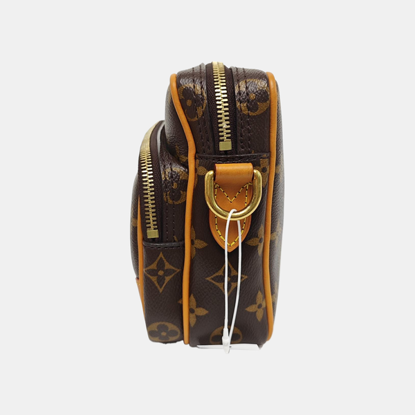 NIL Monogram Coated Canvas Brown