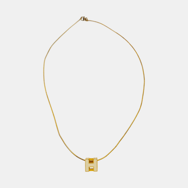 Cage D'h 925 Sterling Silver Gold Necklace