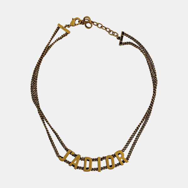 J'adior Metal Gold Necklace