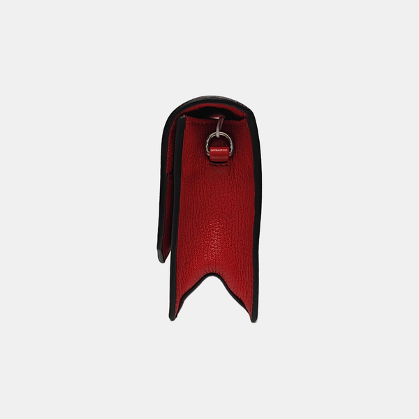 Calfskin Shoulder Bag Red
