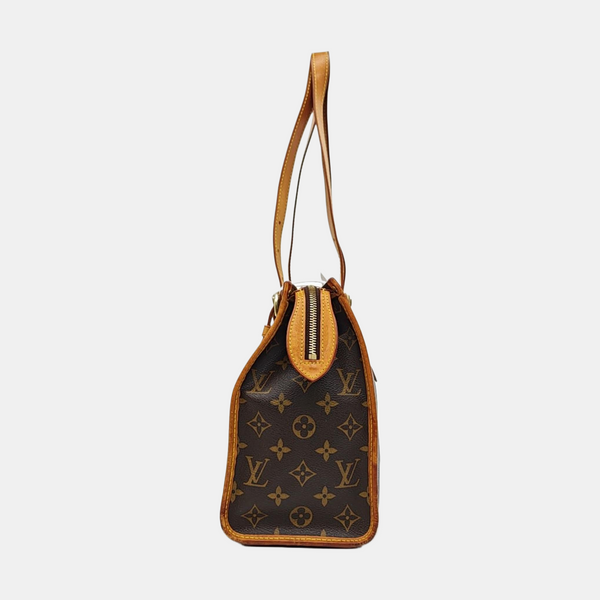 POPINCOURT Monogram Coated Canvas Brown