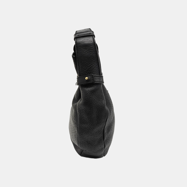 Calfskin Shoulder Bag Black