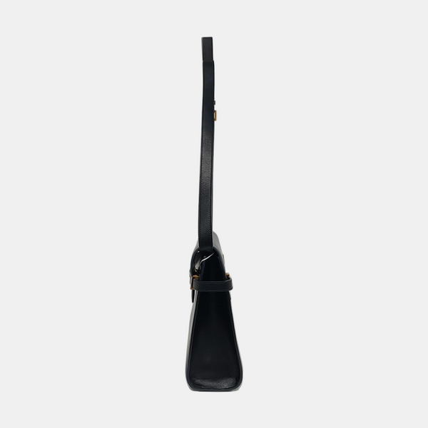 MANHATTAN Medium Calfskin Black