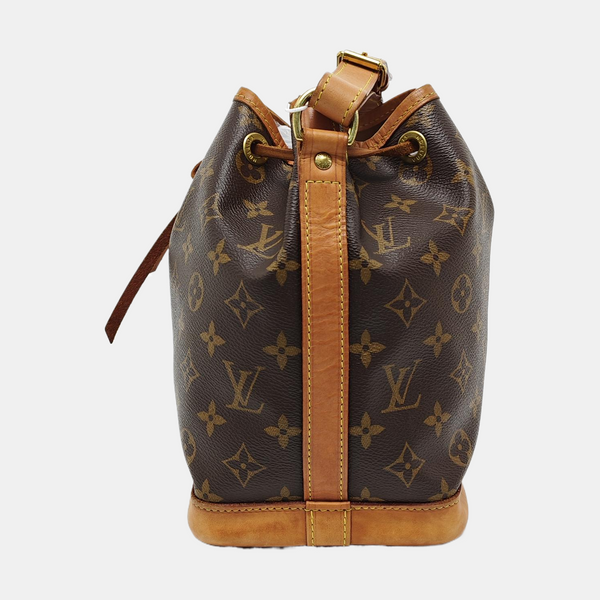 NOÉ BB Monogram Coated Canvas Brown