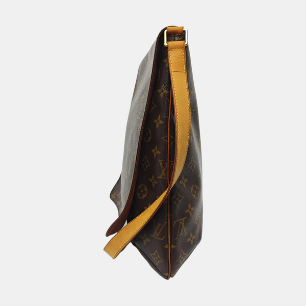 MUSETTE TANGO Monogram Coated Canvas Brown
