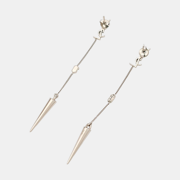 Metal Silver Earrings