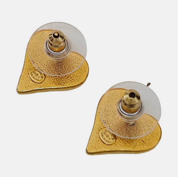 Metal Gold Stud Earrings