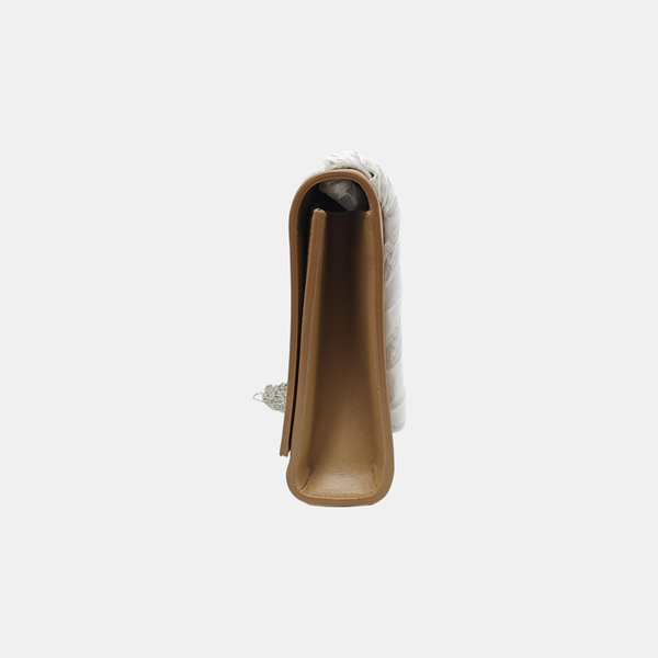 Authenticated pre-owned KATE Calfskin Brown - Shoulder Bag at Looply