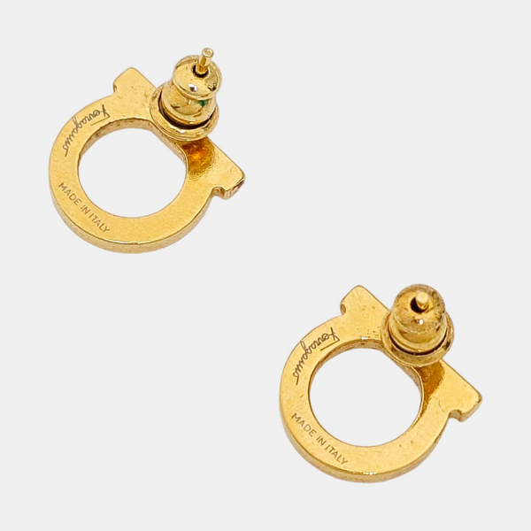Metal Gold Stud Earrings