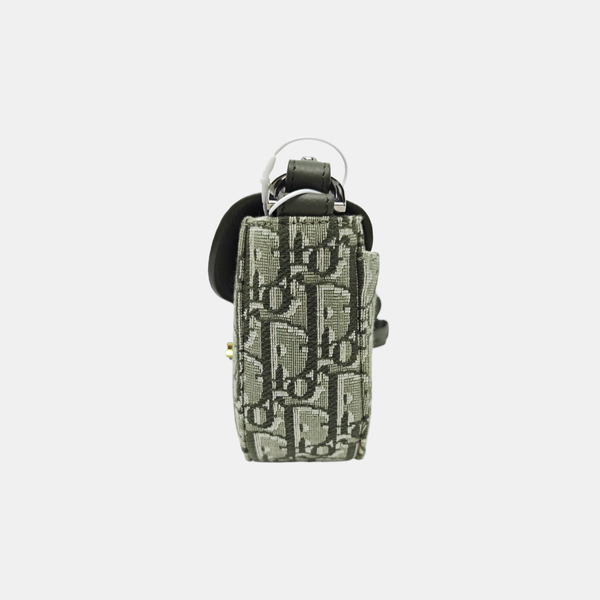 Saddle Mini Oblique Fabric Green