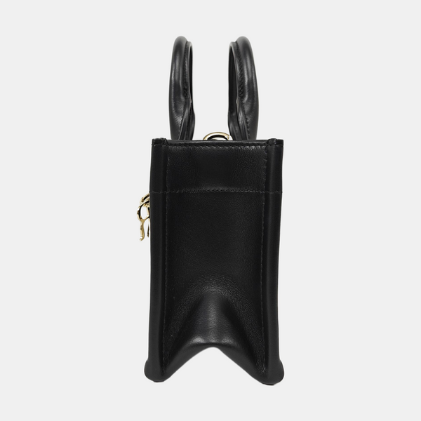 Lady D-Joy Mini Cannage Calfskin Black