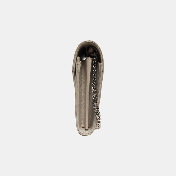 MONOGRAM Medium Chevron Calfskin White