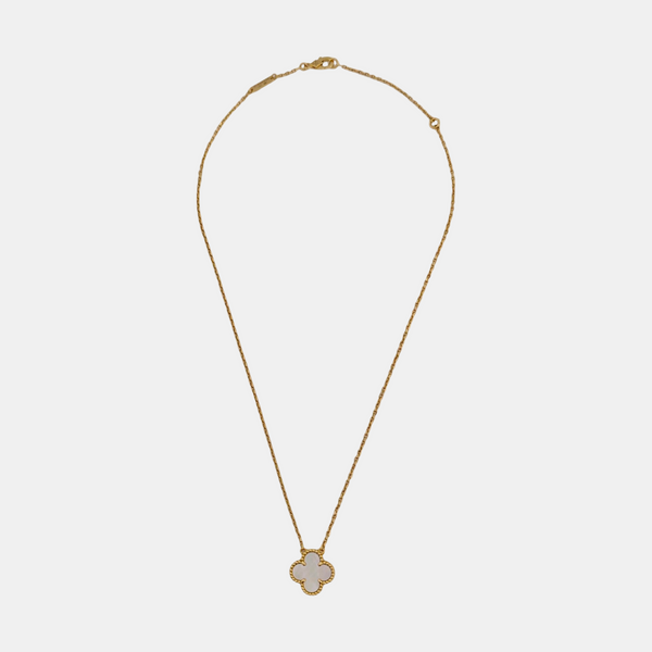 Vintage Alhambra 18k Gold Necklace