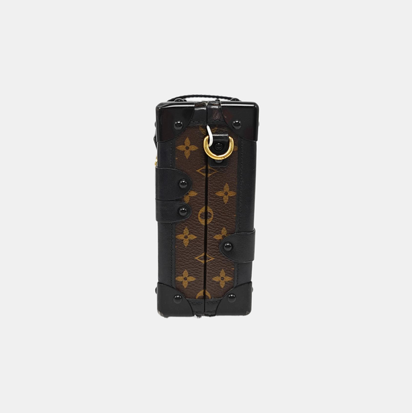 PETITE MALLE Monogram Coated Canvas Brown