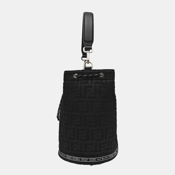 Fabric Bucket Bag Black