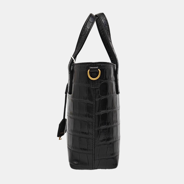 Calfskin Shoulder Bag Black