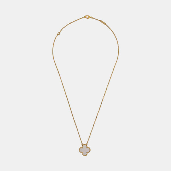 Vintage Alhambra 18k Gold Necklace