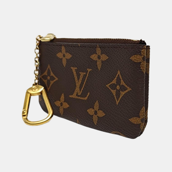 Monogram Coated Canvas Coin Purse Brown