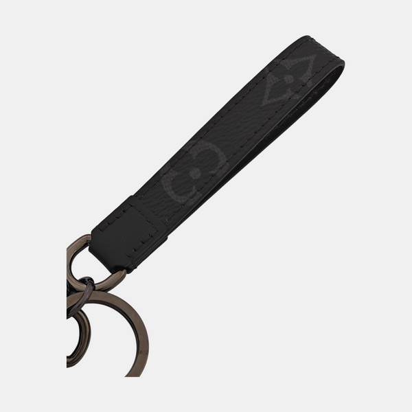 Leather Bag Charm Black