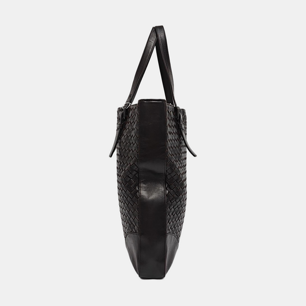 Authenticated pre-owned Cesta Calfskin Brown - Tote Bag at Looply