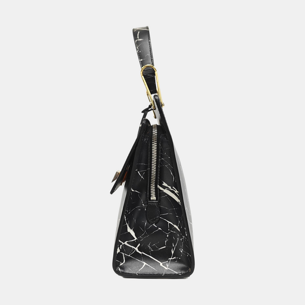Calfskin Shoulder Bag Black