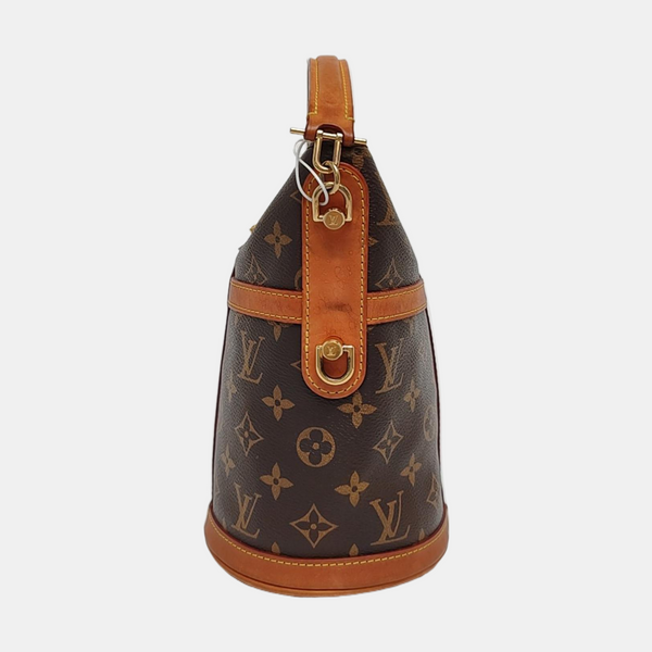 DUFFLE Monogram Coated Canvas Brown