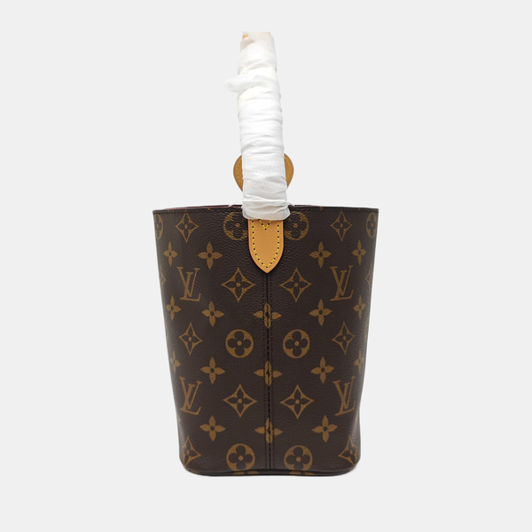 ALL IN BB Monogram Coated Canvas Brown