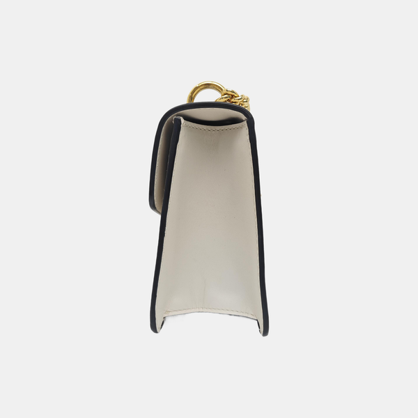 Sylvie Mini Calfskin White