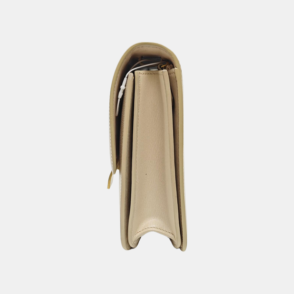 CLASSIC BOX Piel de becerro mediana Beige