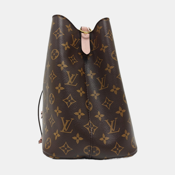 NÉONOÉ MM Monogram Coated Canvas Brown