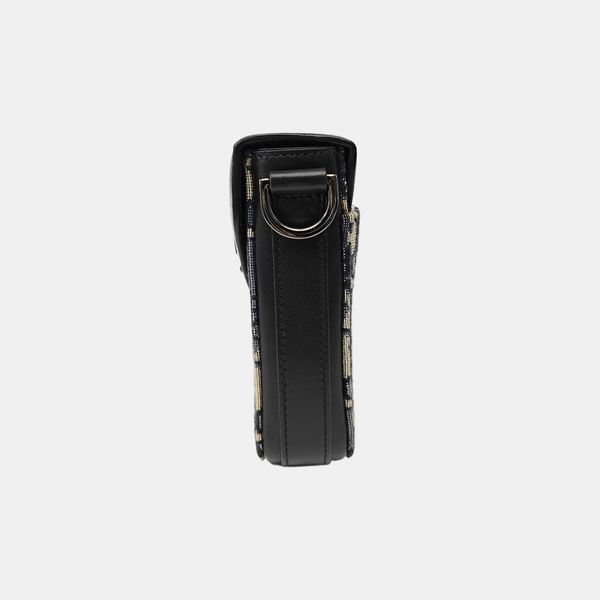 Lock Oblique Canvas Black