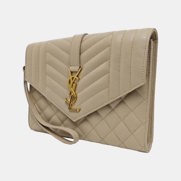 MONOGRAM Quilted Calfskin Beige