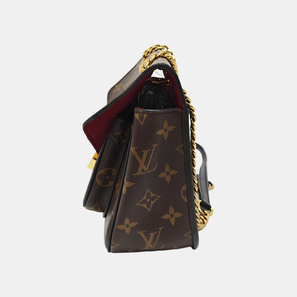 PASSY Monogram Coated Canvas Brown