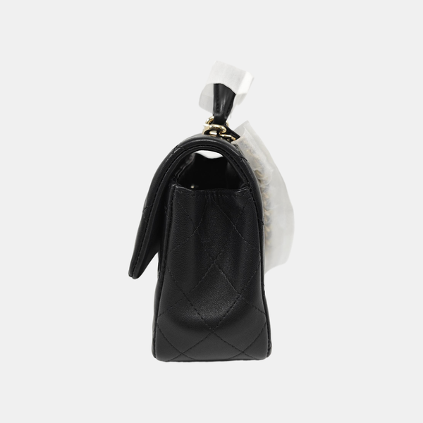 CLASSIC FLAP Mini Quilted Lambskin Black