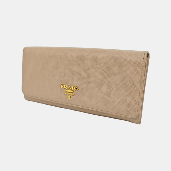 Calfskin Wallet Beige