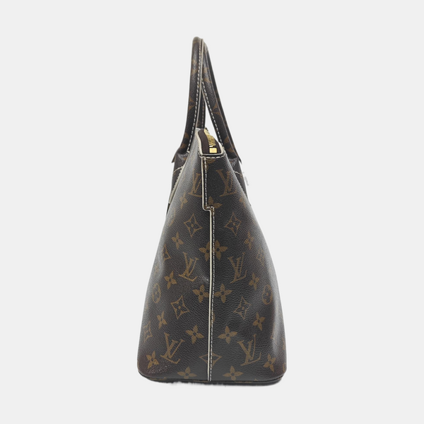 LOCKIT Monogram Coated Canvas Brown
