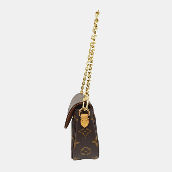 IVY Monogram Coated Canvas Brown