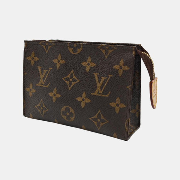 TOILET POCKET 15 Monogram Coated Canvas Brown