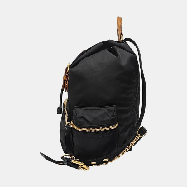 The Rucksack Medium Nylon Black