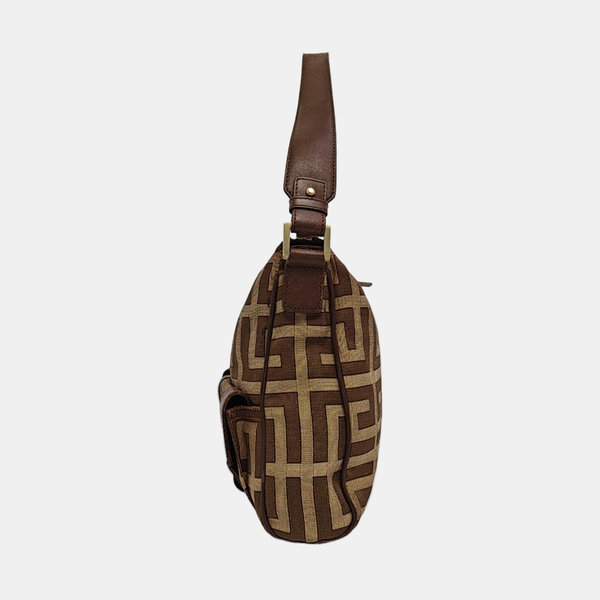 Canvas Shoulder Bag Brown