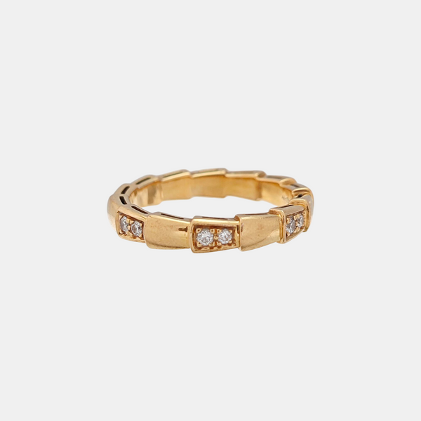 SERPENTI 18k Rose Gold Ring EU 54