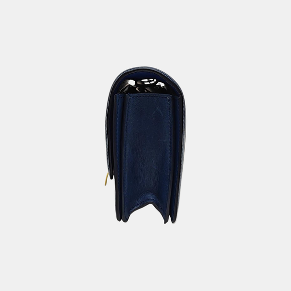 CLASSIC BOX Mini Calfskin Blue