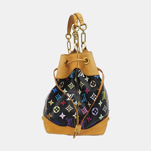 LV × TM URSULA Monogram Coated Canvas Black