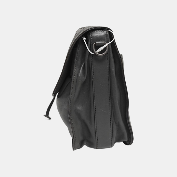 Calfskin Shoulder Bag Gray