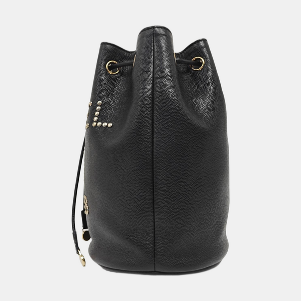 DEAUVILLE Small Grained Calfskin Black